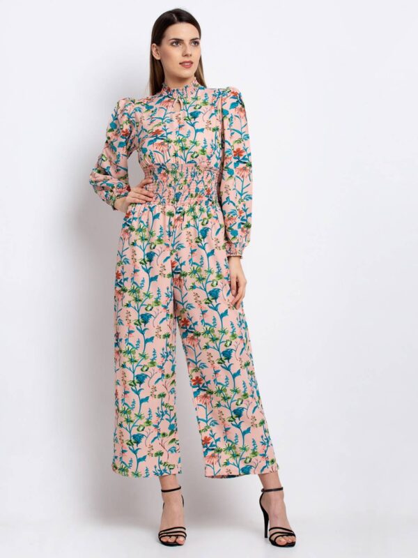 Floral Print Women Jumpsuit